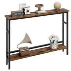 5.9 Table console étroite pour le salon