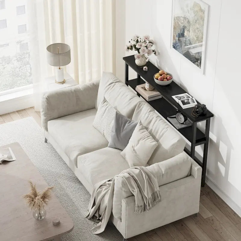 5.9 Table console étroite pour le salon