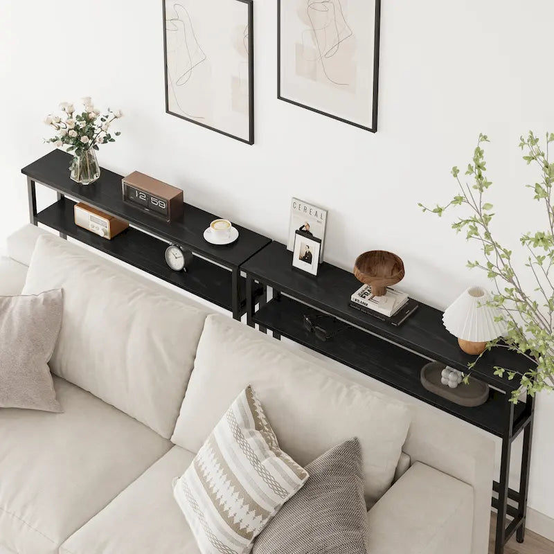 5.9 Table console étroite pour le salon