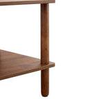 Table basse rectangulaire à 2 niveaux pour salon