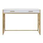 Bureau SAFAVIEH Manila moderne bicolore à 1 tiroir