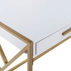 Bureau SAFAVIEH Manila moderne bicolore à 1 tiroir