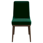 Chaise de salle à manger moderne en bois massif (Lot de 2)