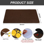Tapis de chaise de bureau 55 x 35 pouces pour sols durs
