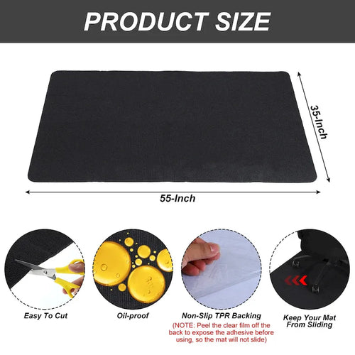 Tapis de chaise de bureau 55 x 35 pouces pour sols durs