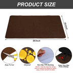 Tapis de chaise de bureau 55 x 35 pouces pour sols durs