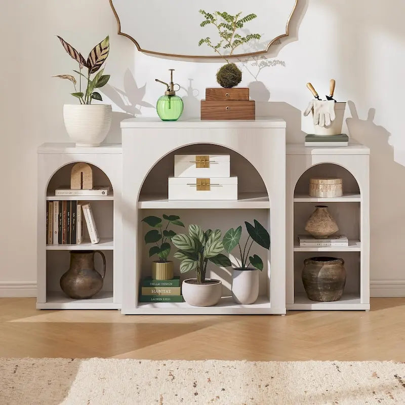 Meuble TV avec cheminée électrique Blake