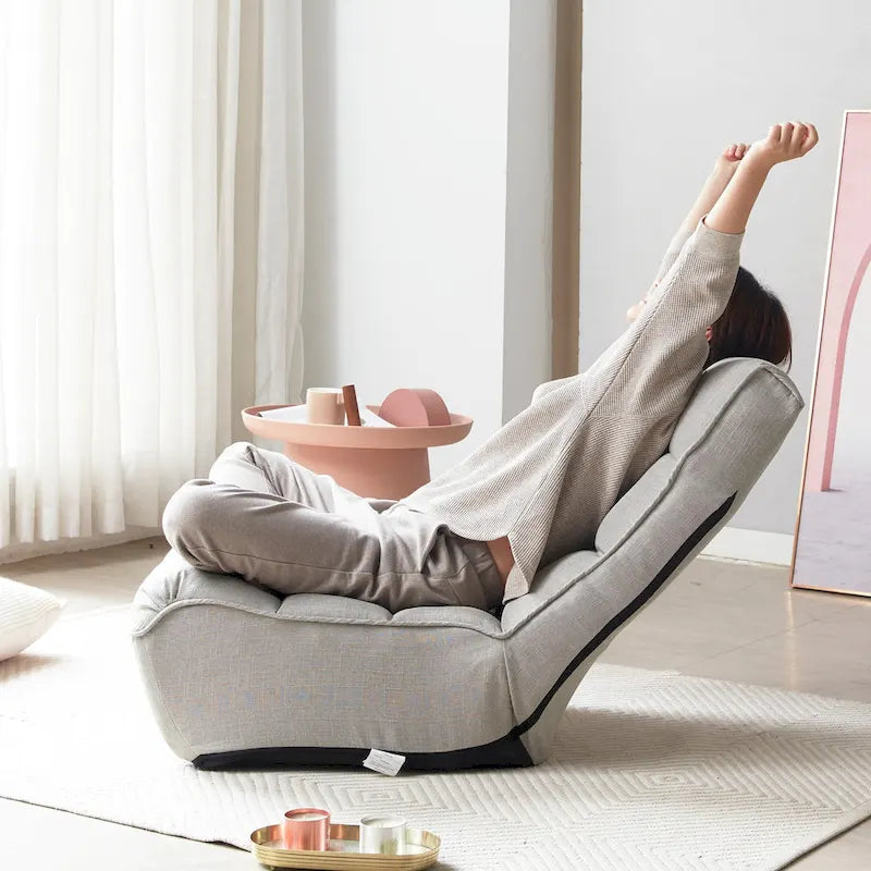 Chaise longue japonaise de balcon Tatami - 41.30 x 23.60 x 29.00