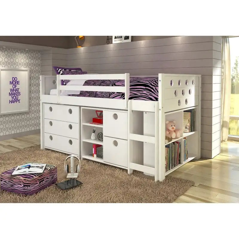 Lit jumeau mi-hauteur modulaire Circles