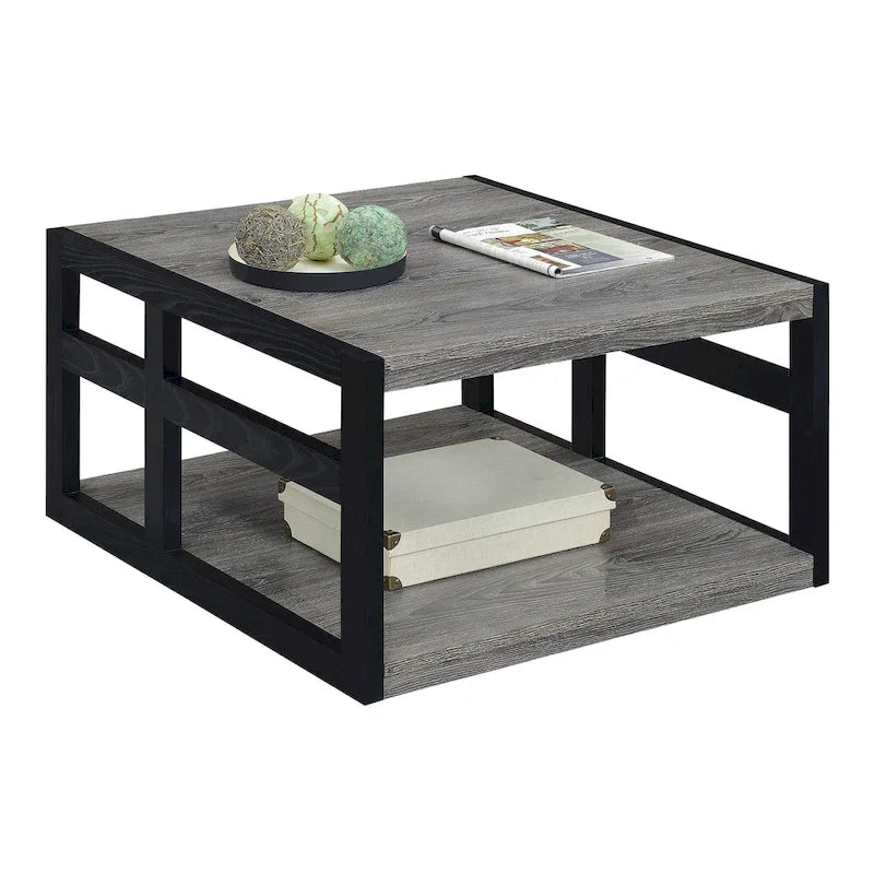 Table basse carrée Monterey de Convenience Concepts avec étagère