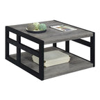 Table basse carrée Monterey de Convenience Concepts avec étagère