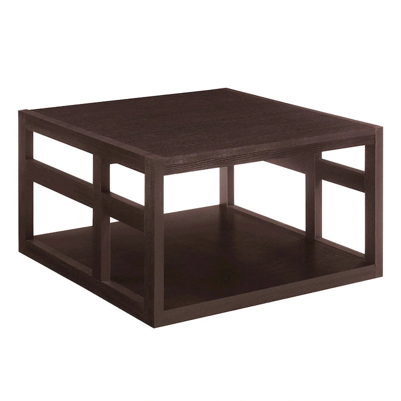 Table basse carrée Monterey de Convenience Concepts avec étagère