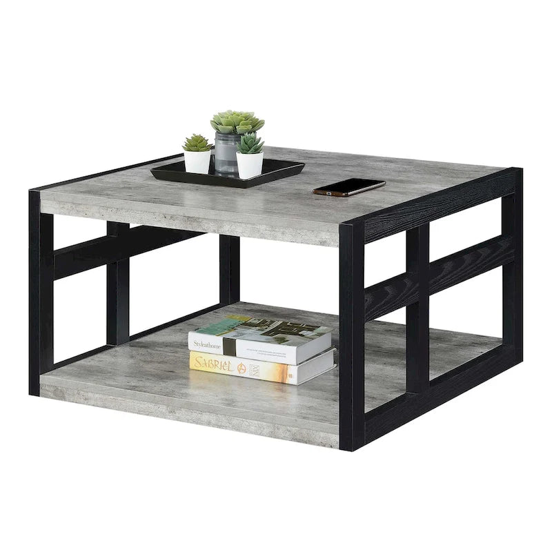 Table basse carrée Monterey de Convenience Concepts avec étagère
