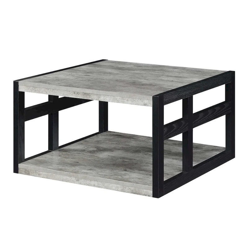 Table basse carrée Monterey de Convenience Concepts avec étagère