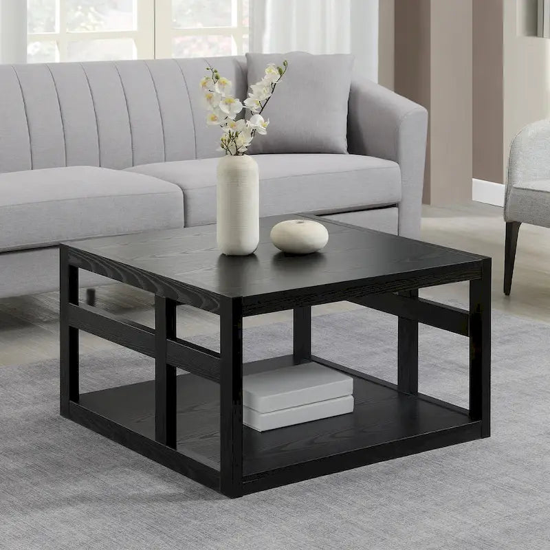 Table basse carrée Monterey de Convenience Concepts avec étagère