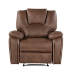 Fauteuil inclinable manuel en similicuir Kameryn
