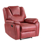 Fauteuil inclinable manuel en similicuir Kameryn