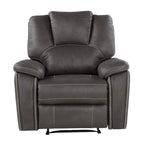 Fauteuil inclinable manuel en similicuir Kameryn