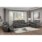 Fauteuil inclinable manuel en similicuir Kameryn