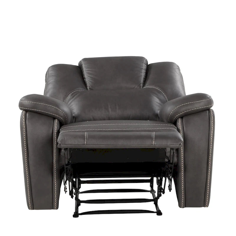 Fauteuil inclinable manuel en similicuir Kameryn