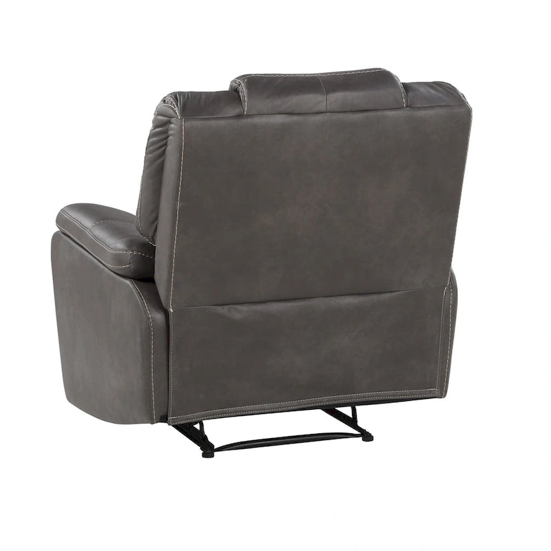 Fauteuil inclinable manuel en similicuir Kameryn