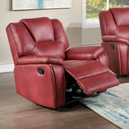 Fauteuil inclinable manuel en similicuir Kameryn