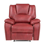 Fauteuil inclinable manuel en similicuir Kameryn