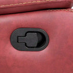 Fauteuil inclinable manuel en similicuir Kameryn