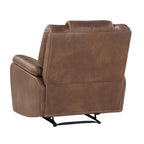 Fauteuil inclinable manuel en similicuir Kameryn