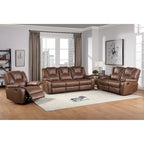 Fauteuil inclinable manuel en similicuir Kameryn