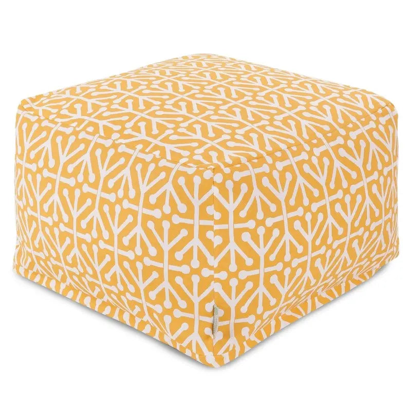 Pouf Ottoman Aruba Majestueux articles ménagers intérieur extérieur 27 po L x 27 po L x 17 po H