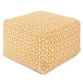 Pouf Ottoman Aruba Majestueux articles ménagers intérieur extérieur 27 po L x 27 po L x 17 po H
