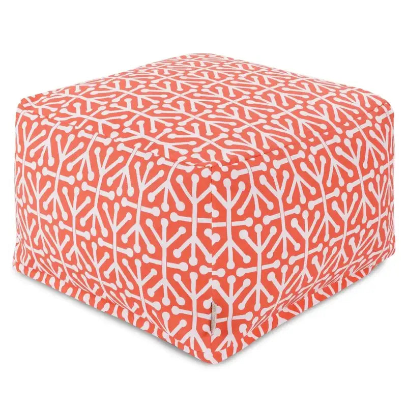 Pouf Ottoman Aruba Majestueux articles ménagers intérieur extérieur 27 po L x 27 po L x 17 po H