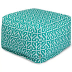 Pouf Ottoman Aruba Majestueux articles ménagers intérieur extérieur 27 po L x 27 po L x 17 po H