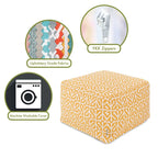Pouf Ottoman Aruba Majestueux articles ménagers intérieur extérieur 27 po L x 27 po L x 17 po H