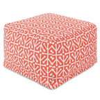 Pouf Ottoman Aruba Majestueux articles ménagers intérieur extérieur 27 po L x 27 po L x 17 po H