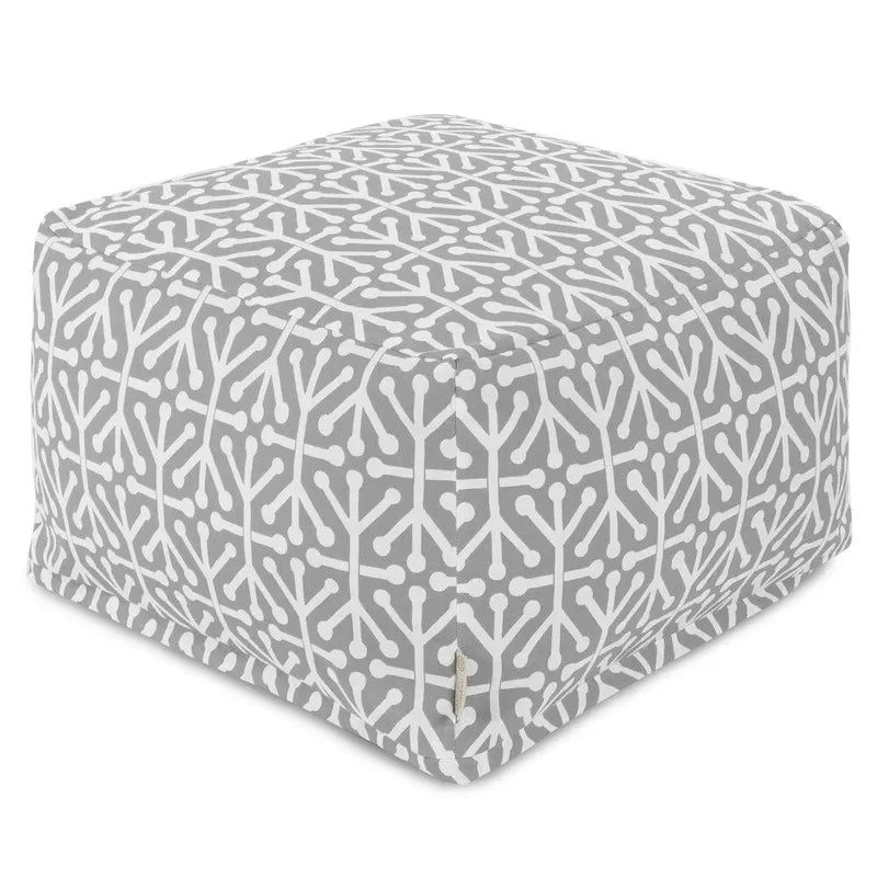 Pouf Ottoman Aruba Majestueux articles ménagers intérieur extérieur 27 po L x 27 po L x 17 po H