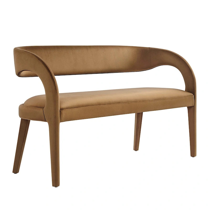 Banc d'appoint en velours Pinnacle Performance