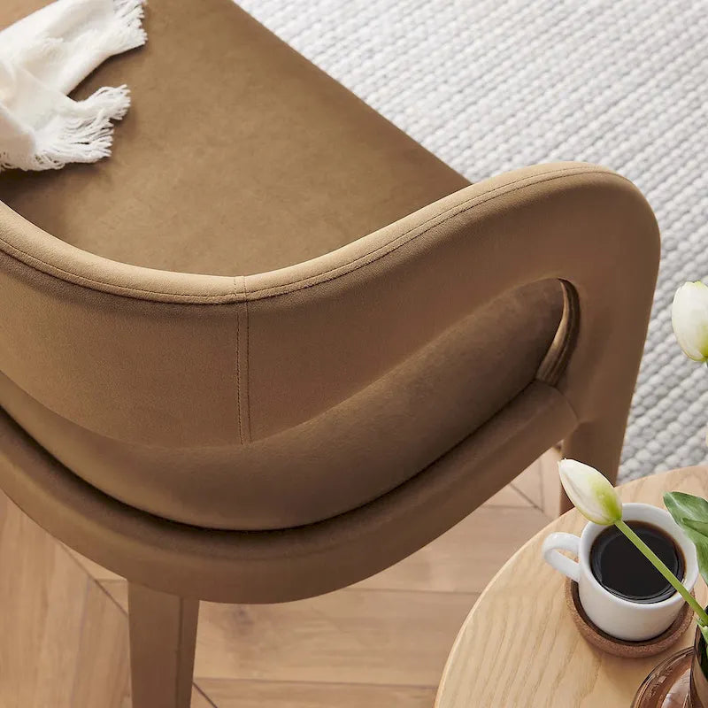 Banc d'appoint en velours Pinnacle Performance