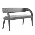 Banc d'appoint en velours Pinnacle Performance