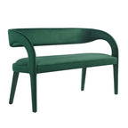 Banc d'appoint en velours Pinnacle Performance