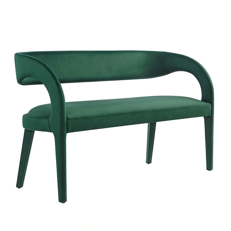 Banc d'appoint en velours Pinnacle Performance
