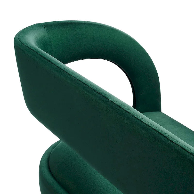 Banc d'appoint en velours Pinnacle Performance