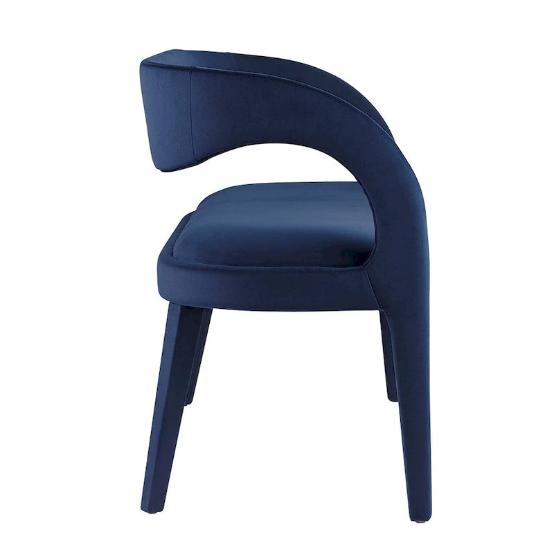 Banc d'appoint en velours Pinnacle Performance