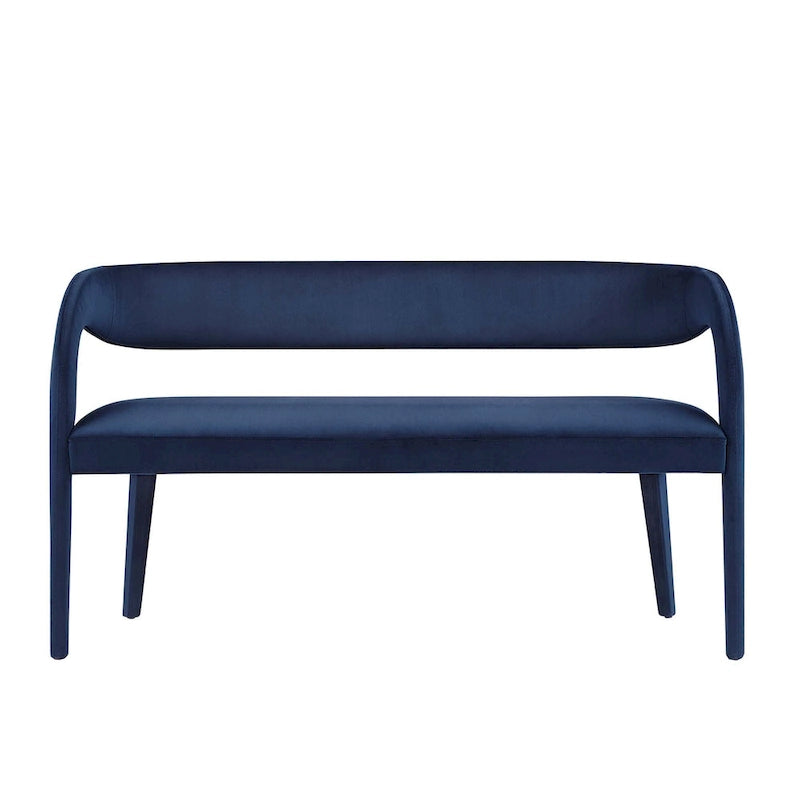 Banc d'appoint en velours Pinnacle Performance