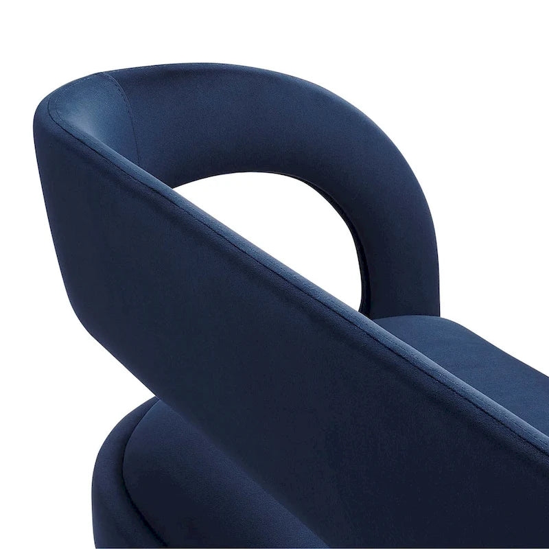 Banc d'appoint en velours Pinnacle Performance