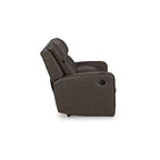 Canapé deux places inclinable Lavenhorne avec console – 77L x 42P x 43H