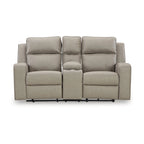 Canapé deux places inclinable Lavenhorne avec console – 77L x 42P x 43H