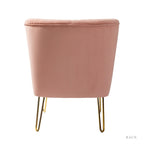 Lot de 2 chaises d'appoint rembourrées Barto avec dossier capitonné par