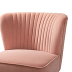 Lot de 2 chaises d'appoint rembourrées Barto avec dossier capitonné par